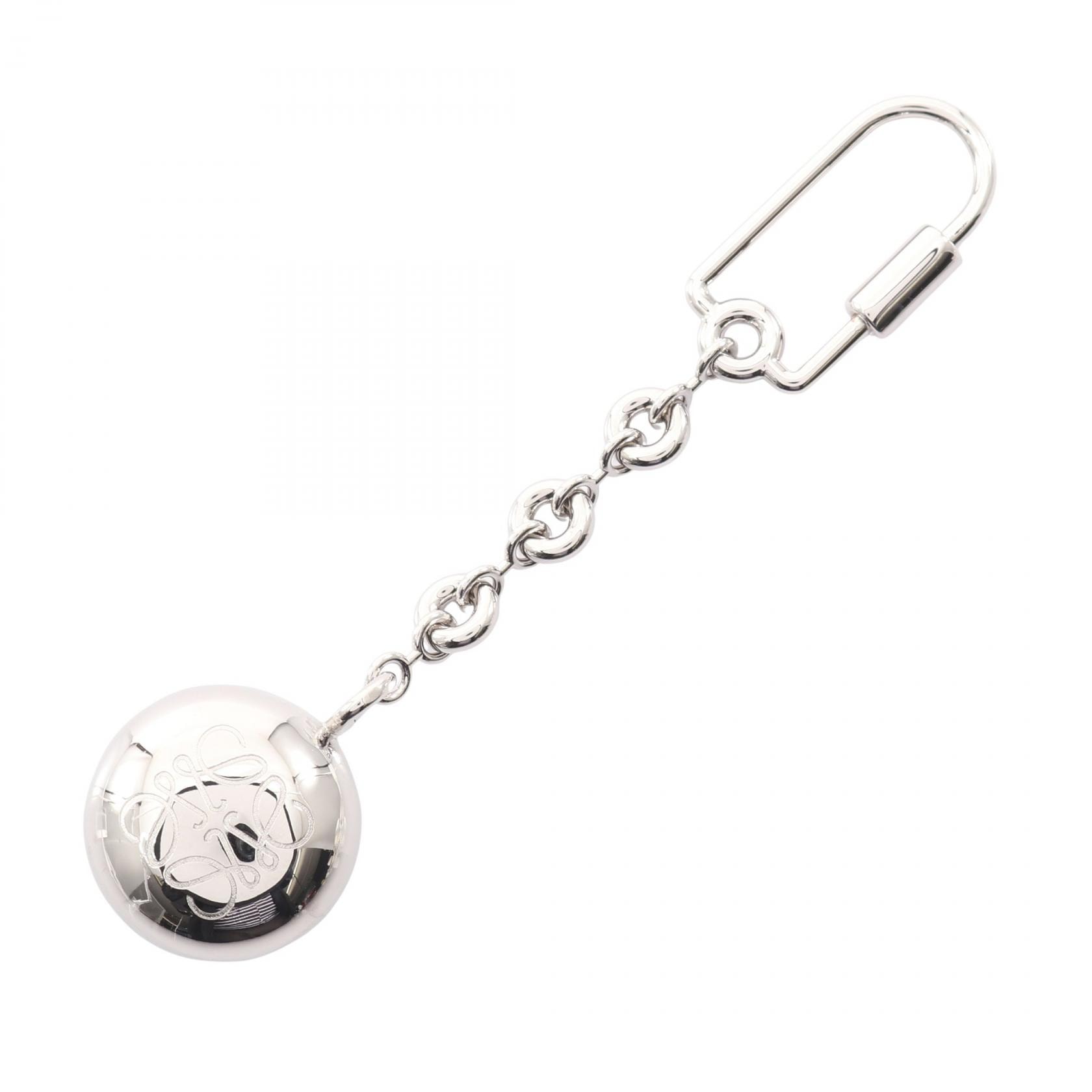 ロエベ LOEWE PEBBLE ぺブル アナグラム キーリング キーホルダー アクセサリー メタル レディース シルバー系 C621232XFR1160 【新品】