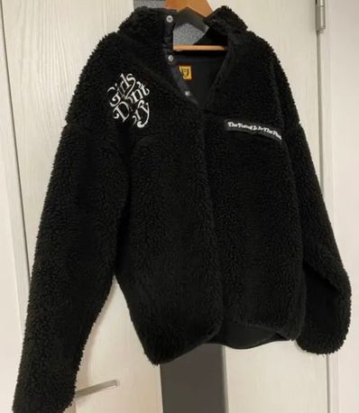 HUMAN MADE Girls Don ’t Cry fleece jacket "Black" / VERDY