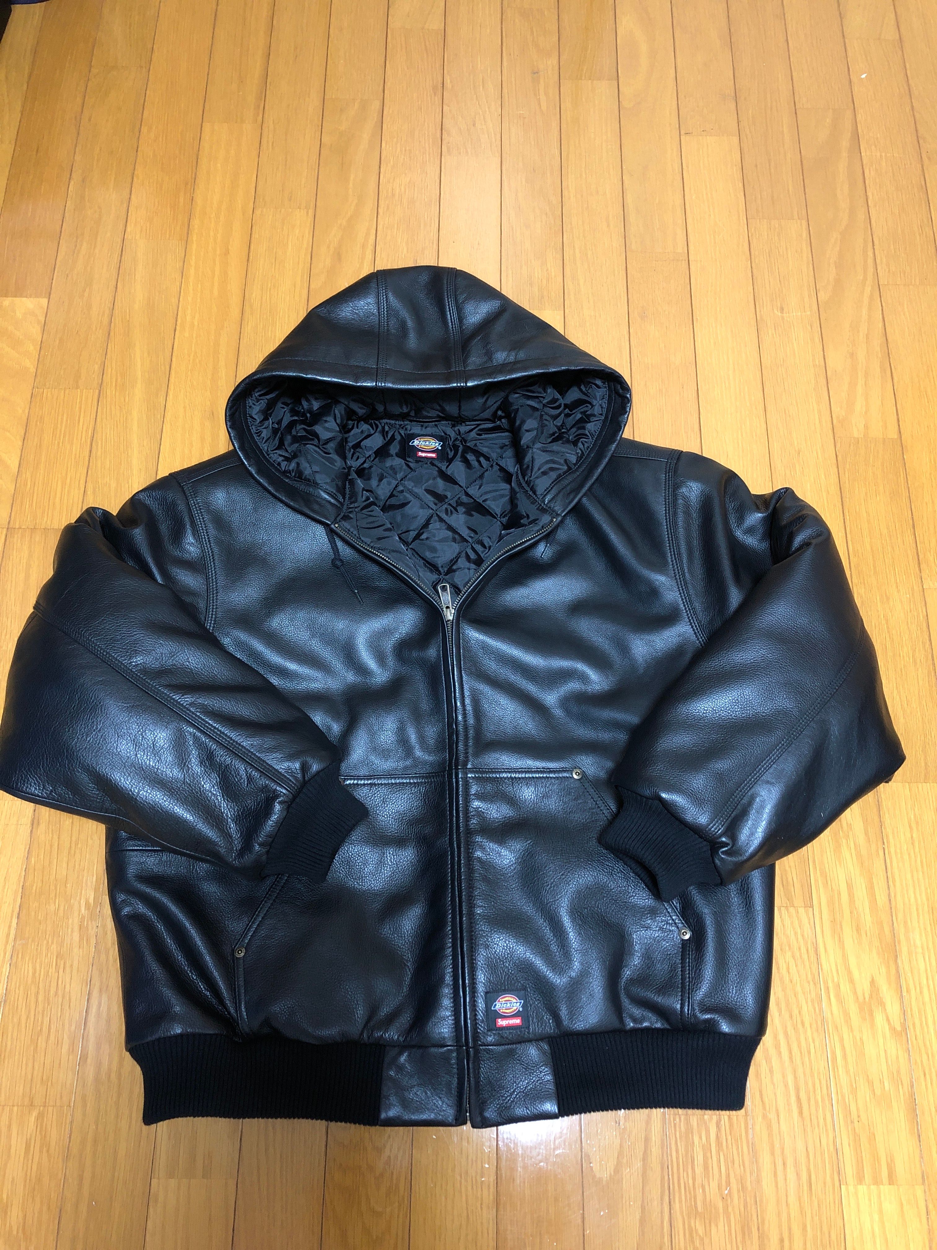 値下げ！Supreme x Dickies Leather Jacket（Supreme x Dickies Fall 