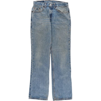 古着 00年代 リーバイス Levi's 505 REGULAR FIT STRAIGHT LEG テーパードデニムパンツ USA製 レディースL(w29)相当/eaa589290