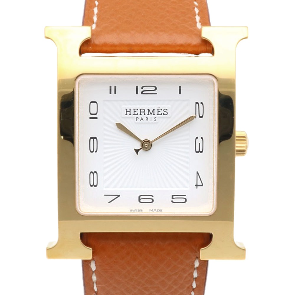 エルメス Hウォッチ 腕時計 時計 GP HH1.801 クオーツ メンズ 1年保証 HERMES  中古