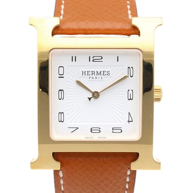 エルメス Hウォッチ 腕時計 時計 GP HH1.801 クオーツ メンズ 1年保証 HERMES 中古