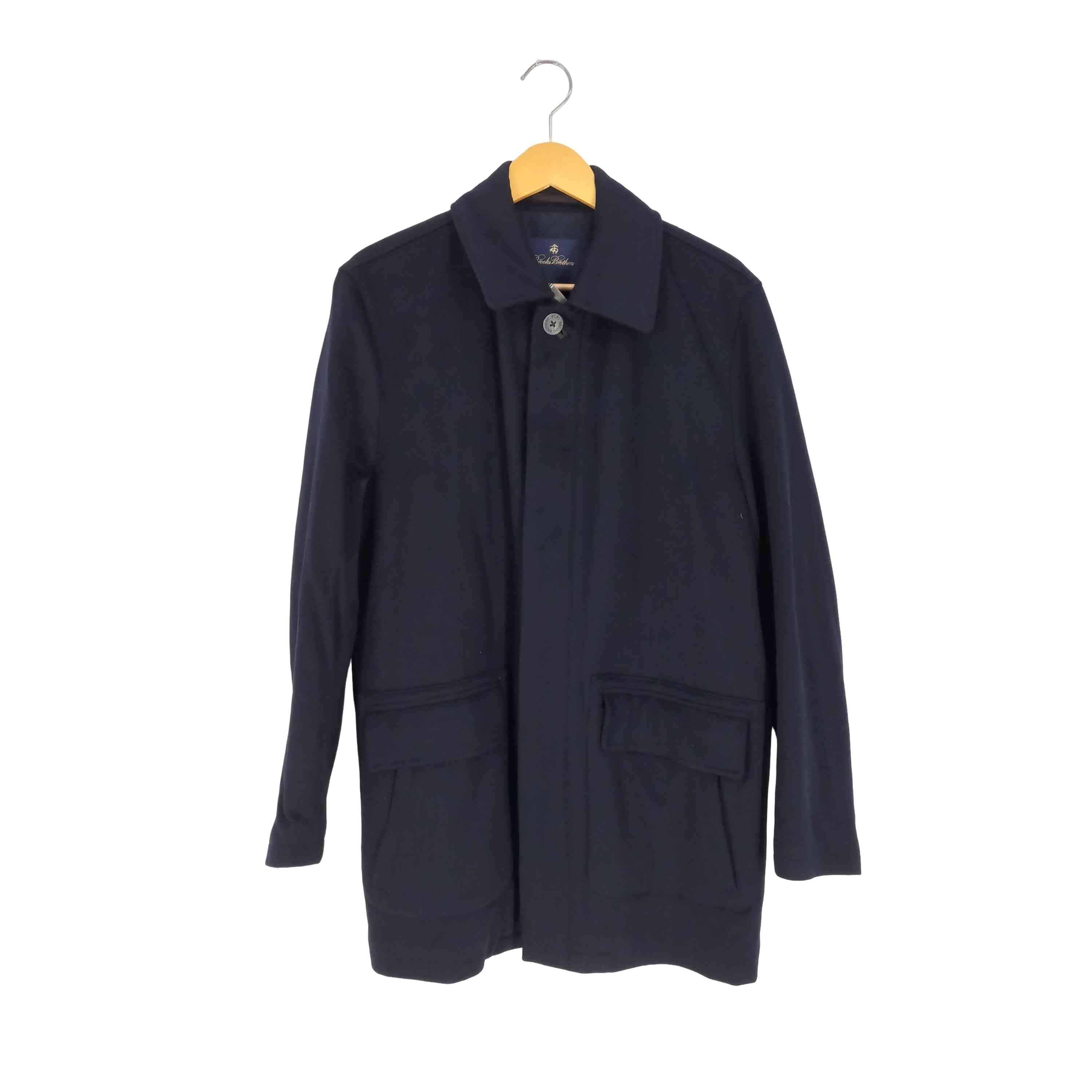 LORO PIANA RAIN SYSTEM SPORT FABRIC  裏地キルティング ウール ハーフコート【1142973312748】