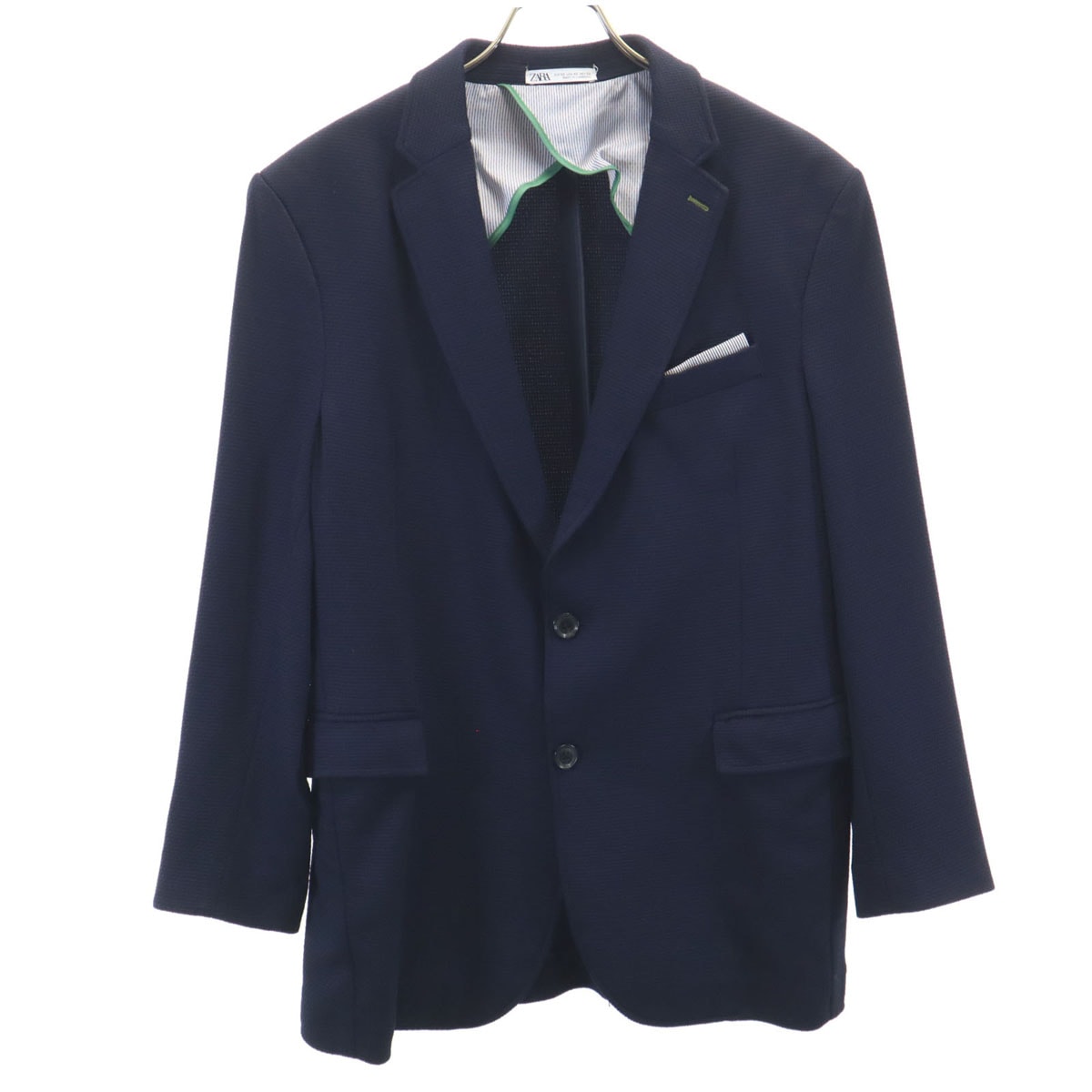 ZARA ザラ 長袖 テーラードジャケット 42 ネイビー
