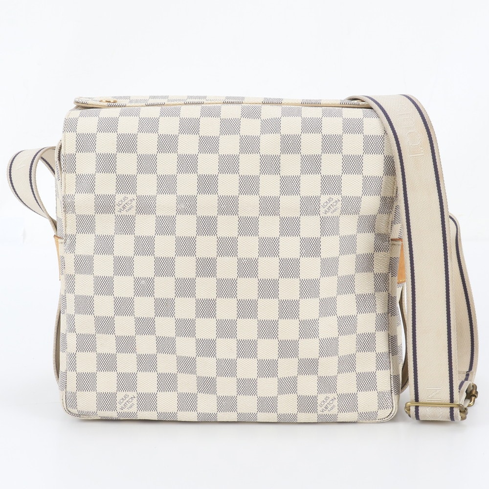 ■美品 ルイヴィトン ダミエ アズール ナヴィグリオN51189