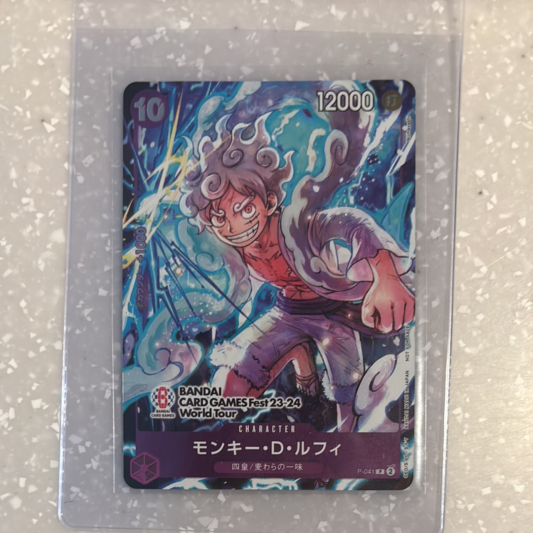 モンキー・D・ルフィ P [P-041] (BANDAI CARD GAMES Fest23-24 World Tour)