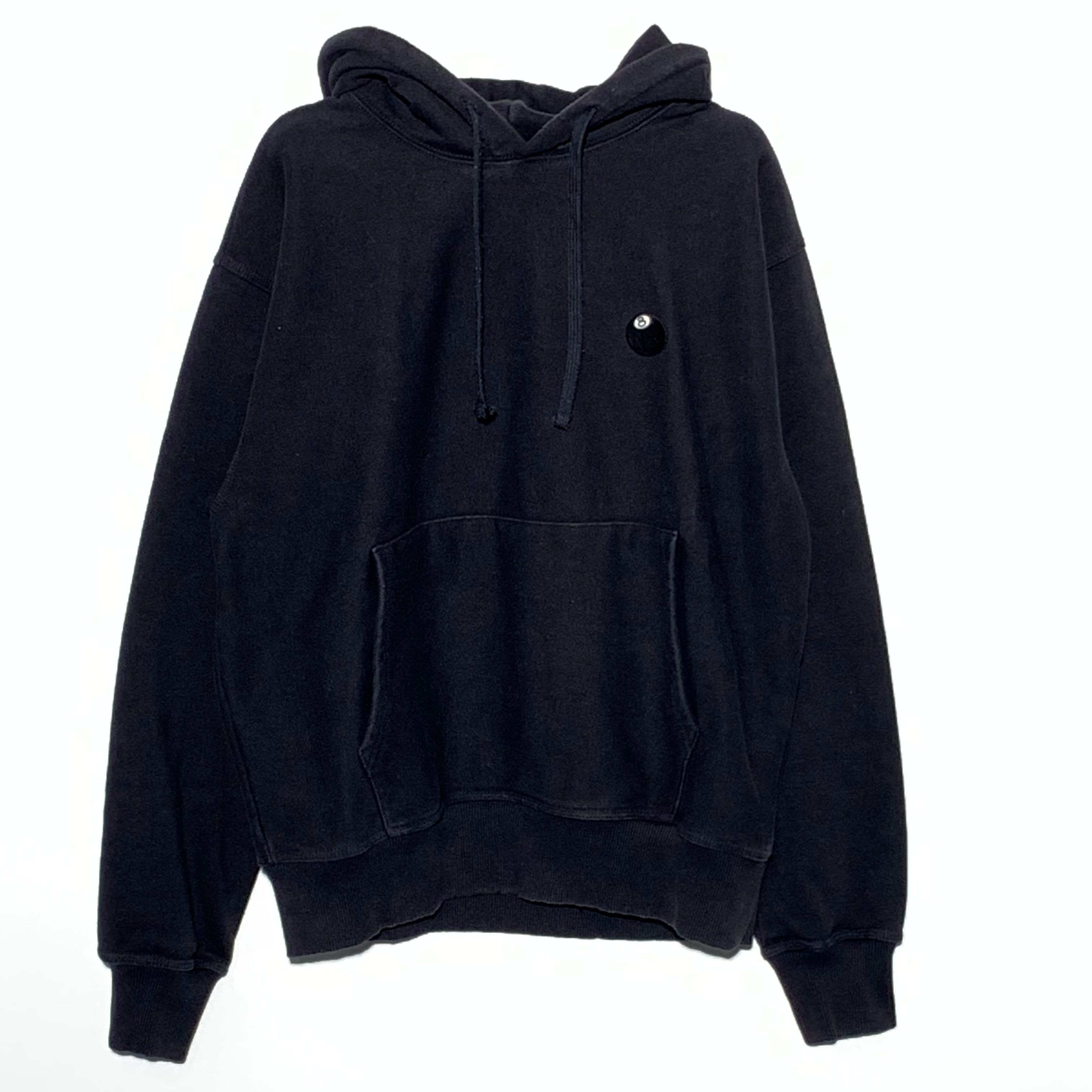 ステューシー 8 ボール エンブロイダリー フーディー "ブラック"