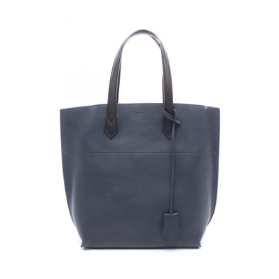 フェンディ FENDI オールイン ショッピング トートバッグ バッグ レザー レディース ネイビー系 / ブラック系 8BH260 【中古】