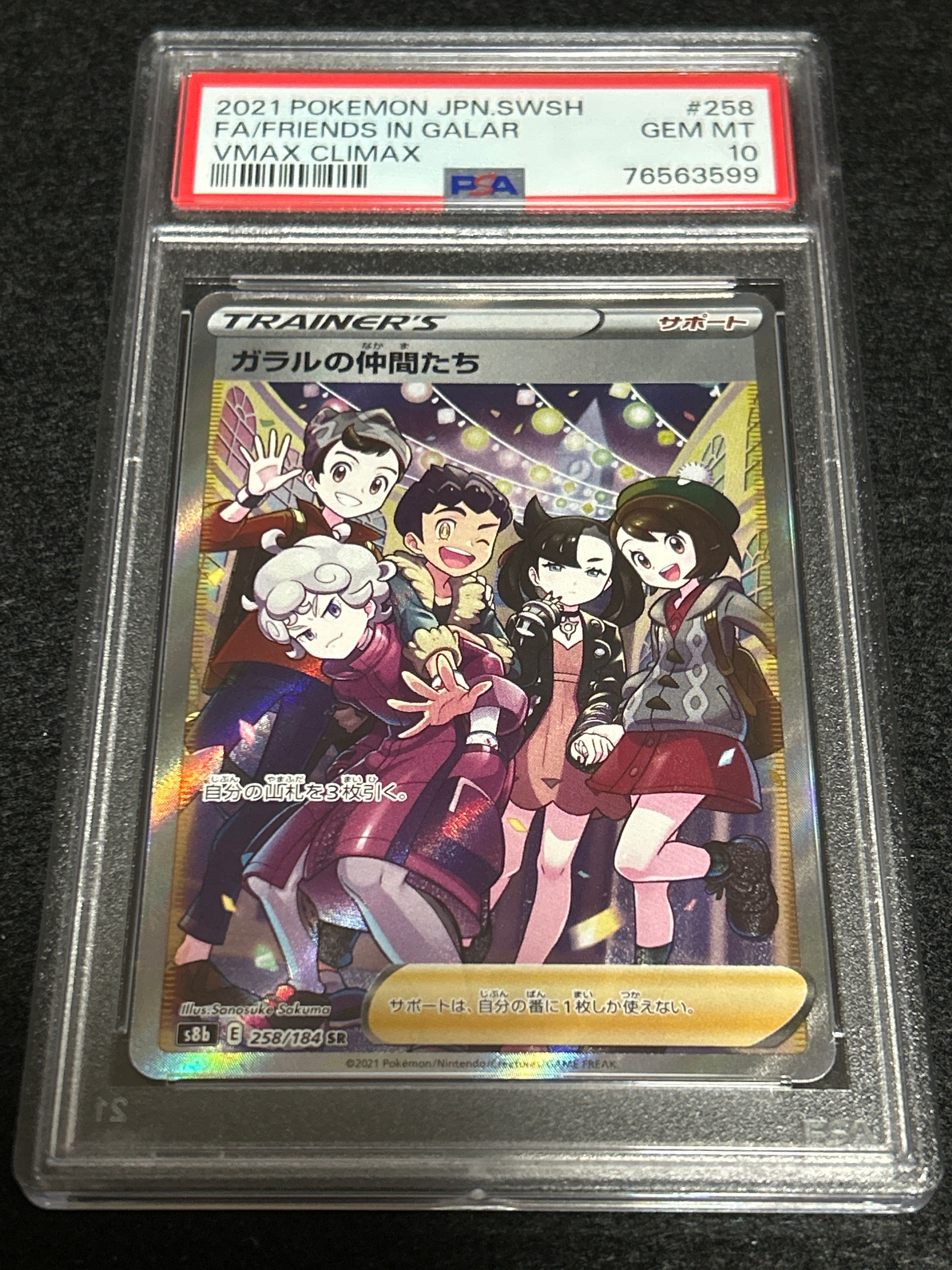 ガラルの仲間たち SR[S8b 258/184](ハイクラスパック「VMAXクライマックス」)