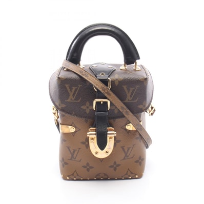 ルイ・ヴィトン LOUIS VUITTON カメラボックス 2WAY ハンドバッグ バッグ PVCコーティングキャンバス レザー モノグラム・リバース レディース ブラウン系 / ブラック系 M42999 【中古】