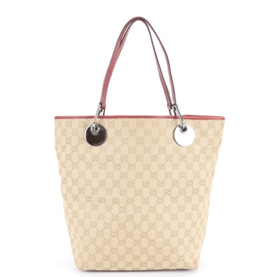 ■美品 グッチ GGキャンバス 120836 トート バッグ