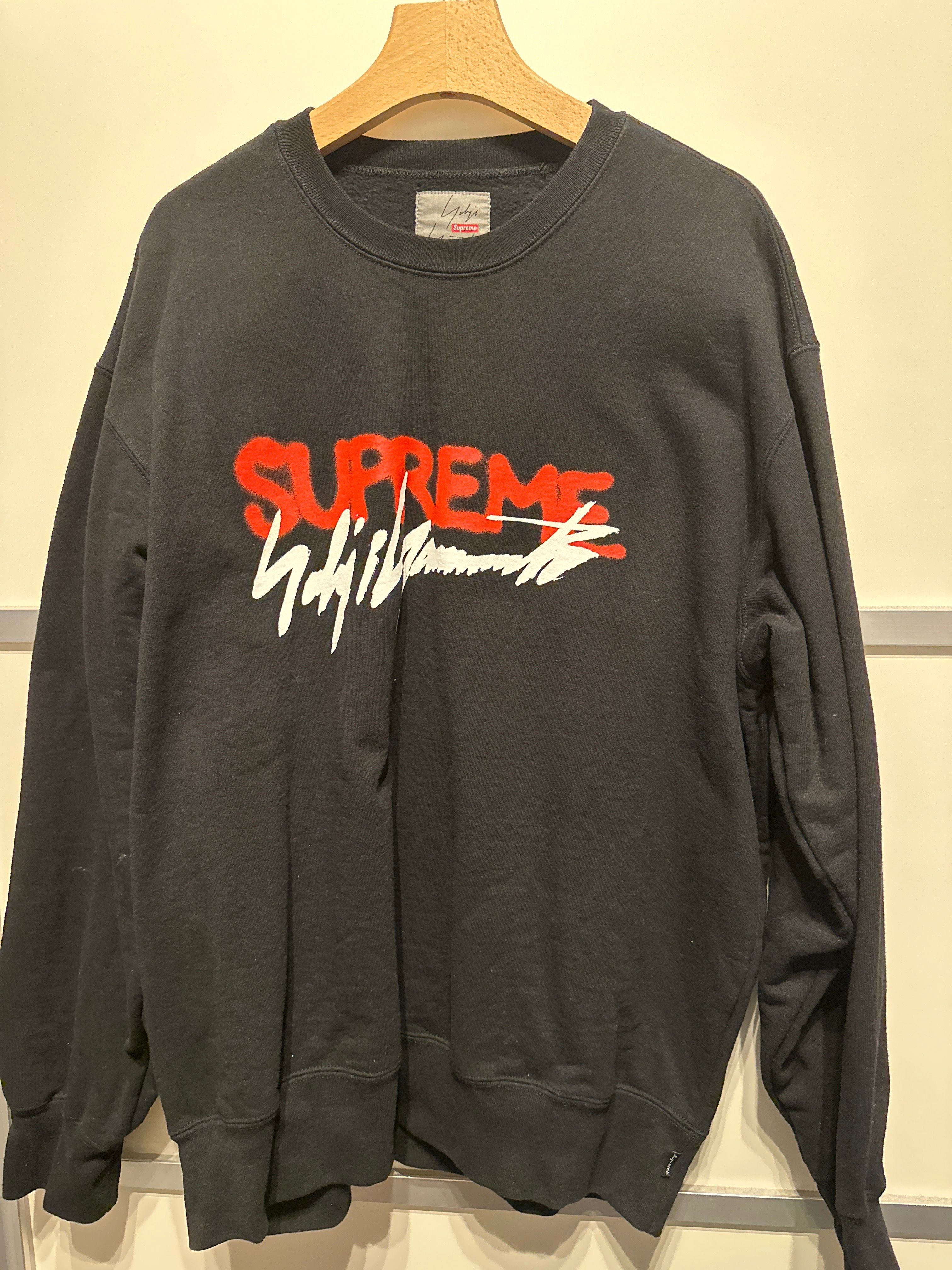 Supreme x Yohji Yamamoto Crewneck "Black"