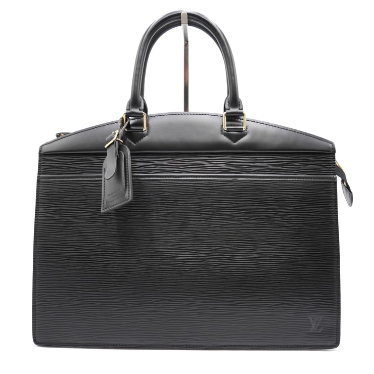 LOUIS VUITTON(ルイヴィトン)リヴィエラ ヴィンテージ ハンドバッグ エピ ノワール ブラック レザー ゴールド金具 レディース【中古】