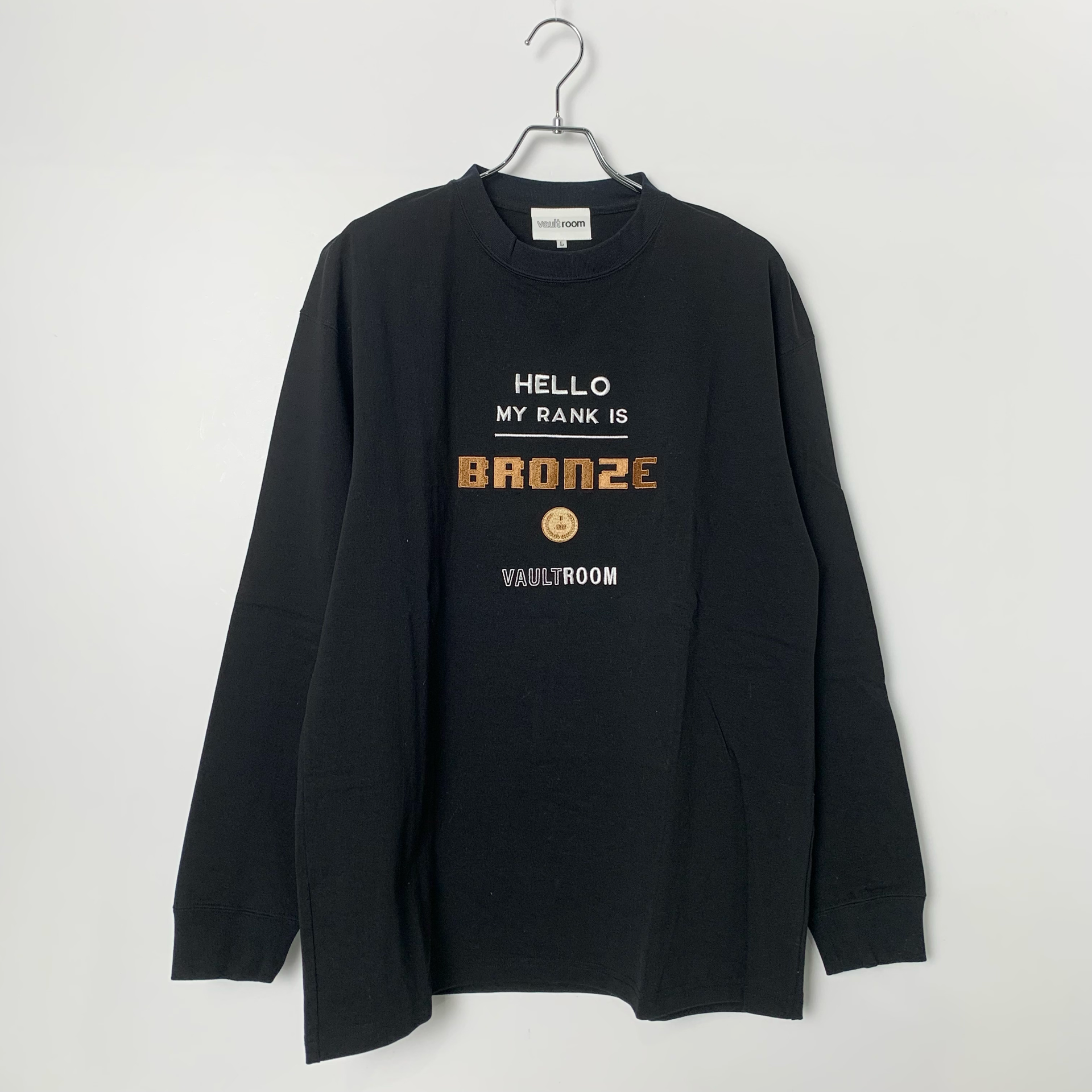 VAULTROOM Bronze L/S Tee "Black"
