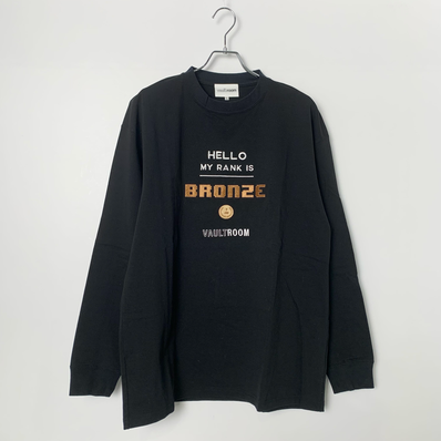VAULTROOM Bronze L/S Tee "Black"