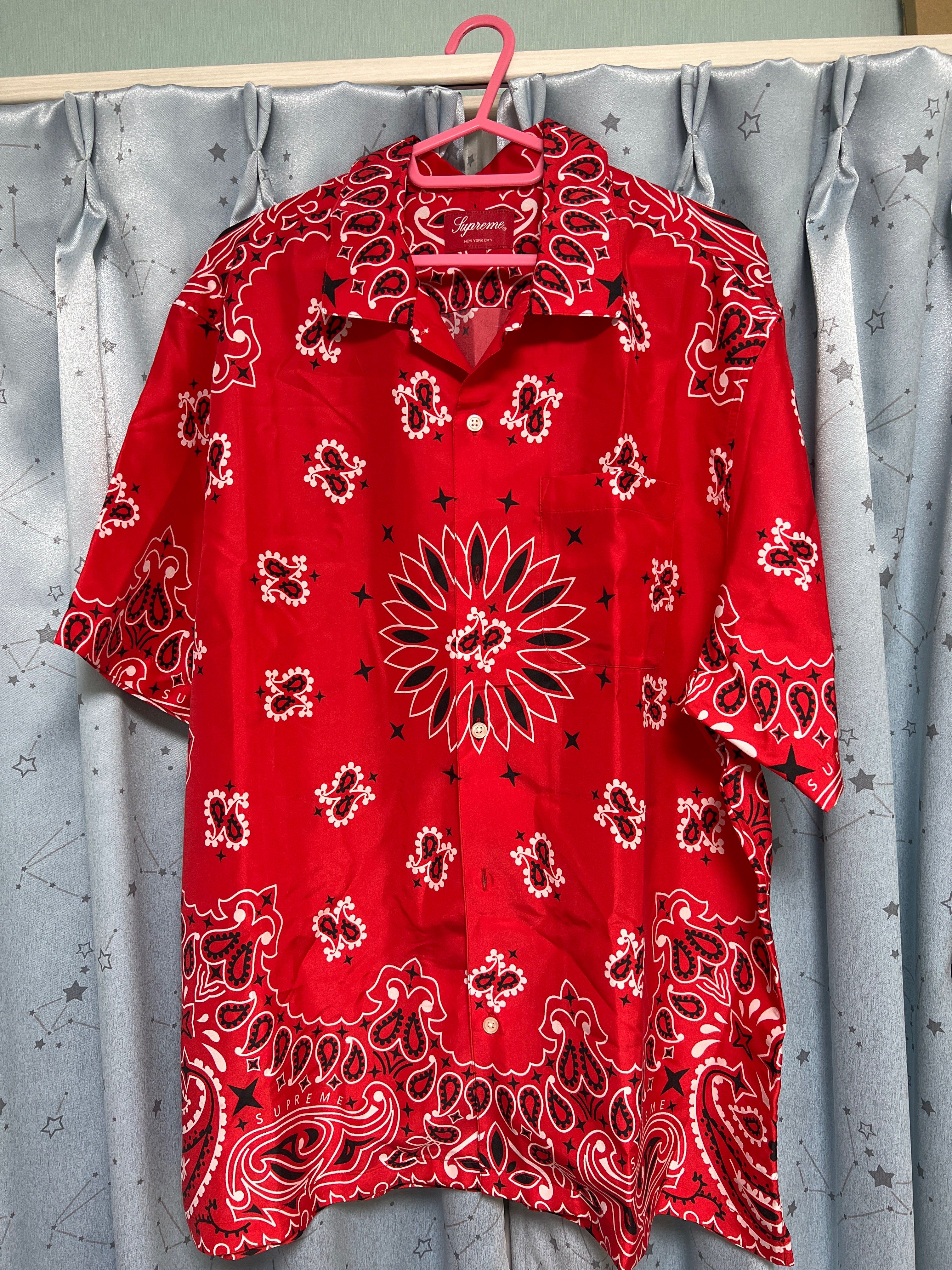 Supreme Bandana Silk S/S Shirt 