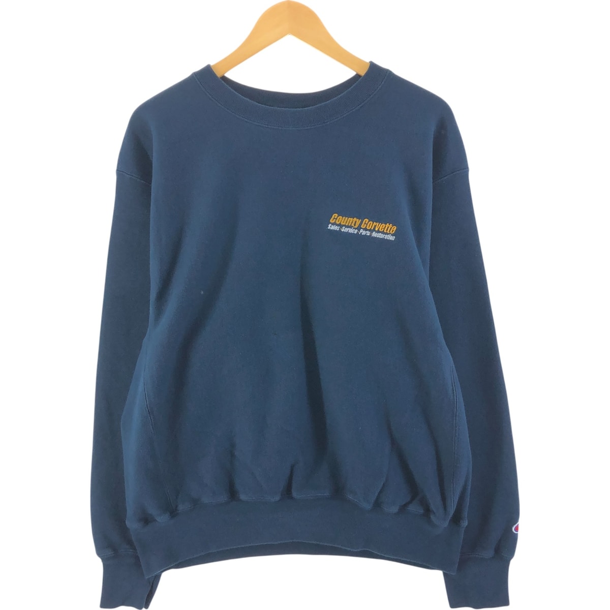 古着 00年代 チャンピオン Champion PREMIUM REVERSE WEAVE プレミアムリバースウィーブ アドバタイジング スウェットシャツ トレーナー メンズL相当/eaa534929