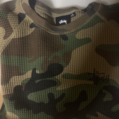 Stussy Basic Stussy Thermal "Woodland Camo"