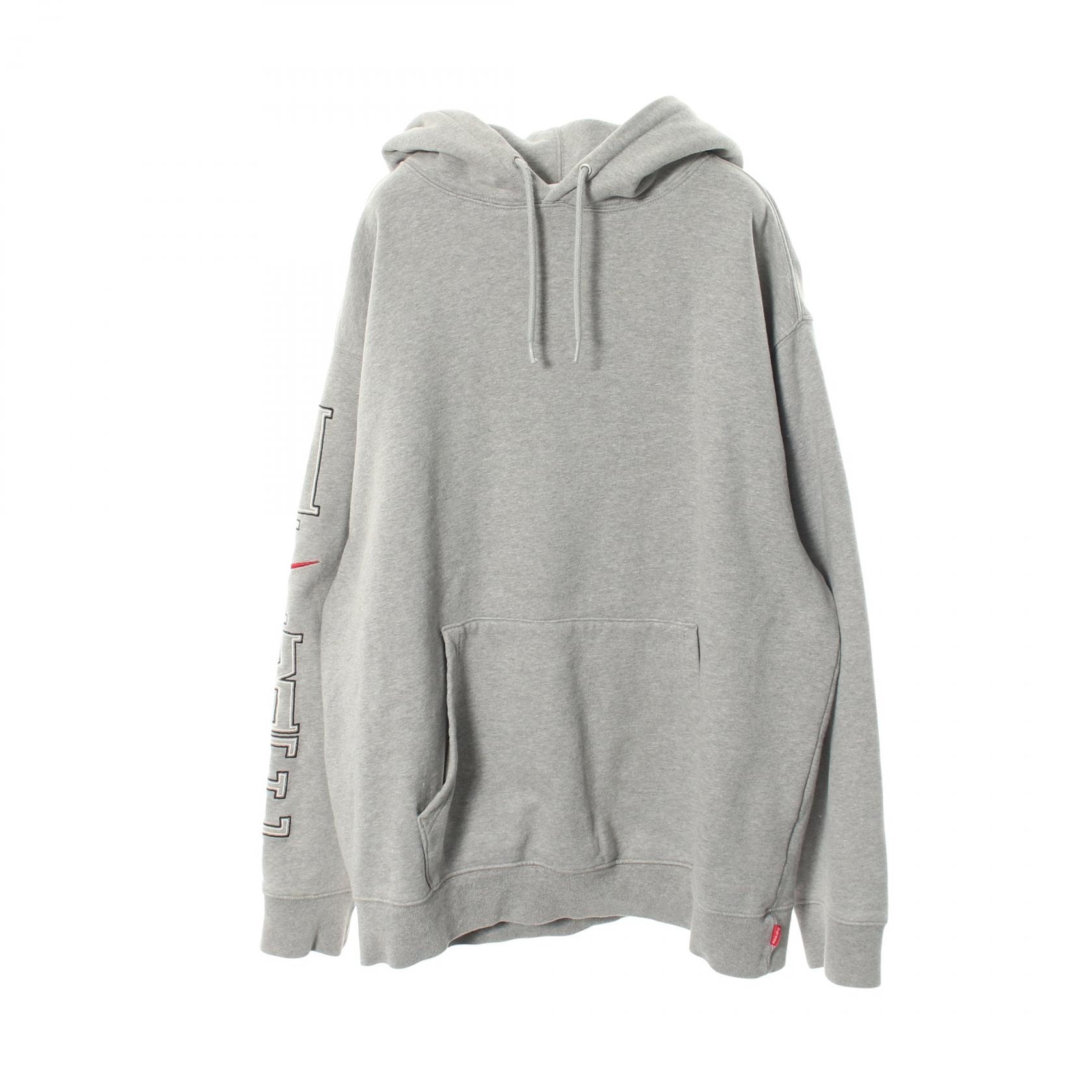 シュプリーム Supreme Supreme × NIKE アームロゴ刺繍 パーカー 衣料品 トップス コットン メンズ グレー系 SP240611STY 【中古】