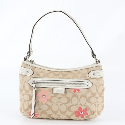 ■美品 コーチ シグネチャーフラワー 花柄 F29704 ショルダーバッグ