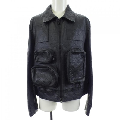 ルイヴィトン LOUIS VUITTON モノグラムエンボスユティリティジャケット HIL46EQXS レザージャケット