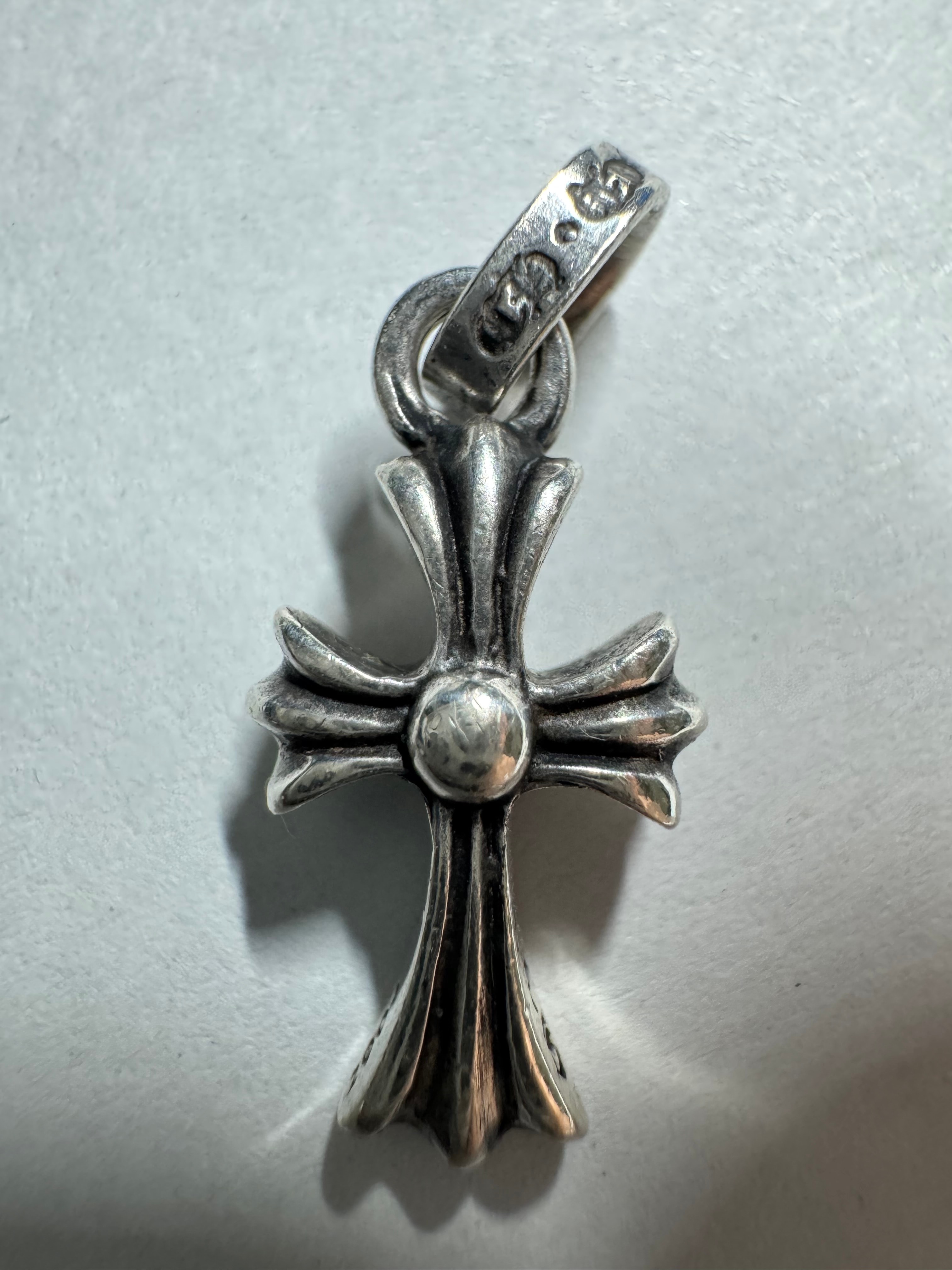 Chrome Hearts CH Cross Baby Fat Charm "Silver"