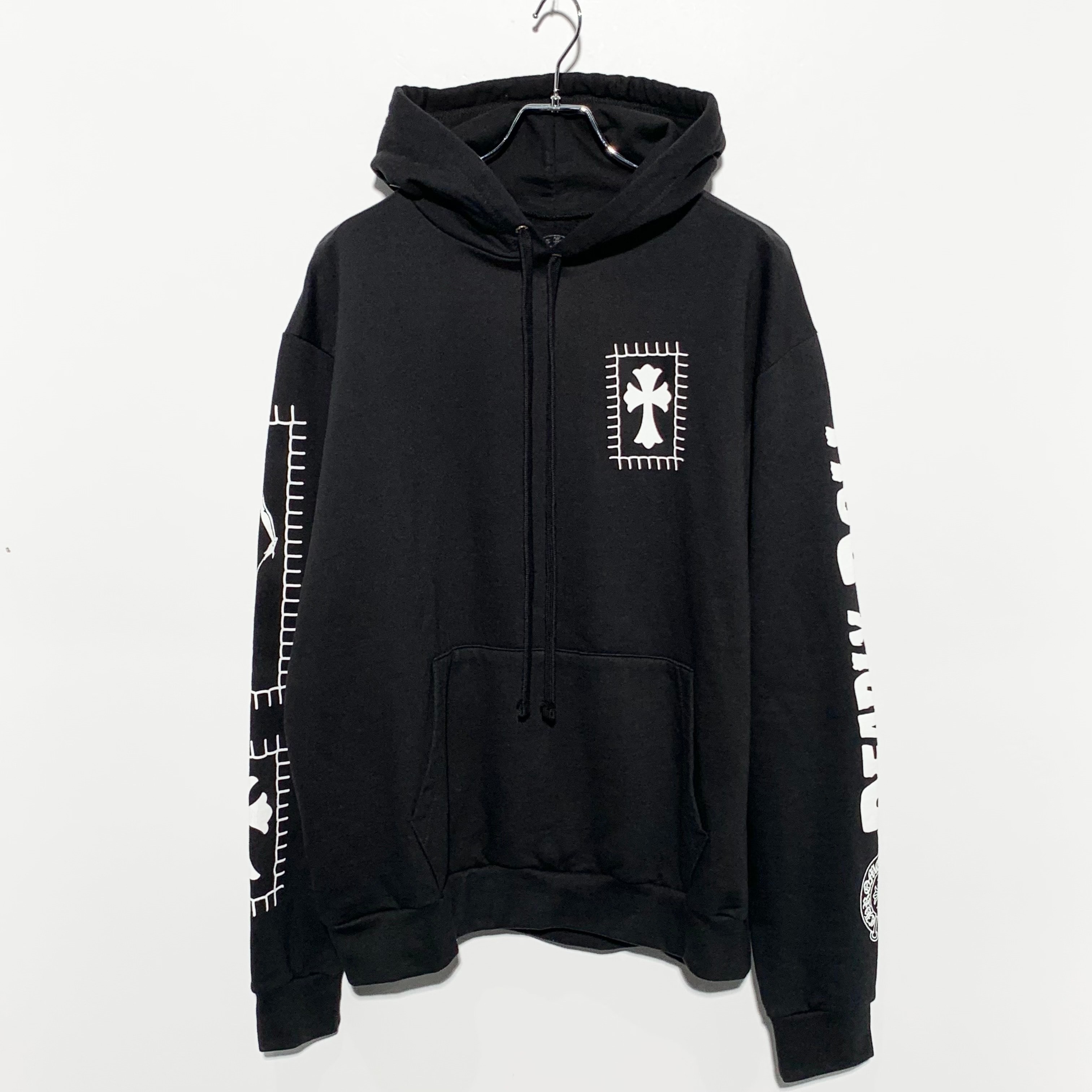 Chrome Hearts x Deadly Doll Horseshoe Pullover Hoodie "Black"