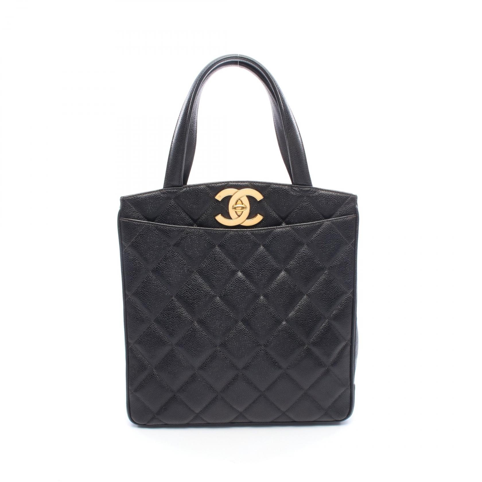 シャネル CHANEL マトラッセ トートバッグ バッグ キャビアスキン(グレインドカーフ) レディース ブラック系 【中古】