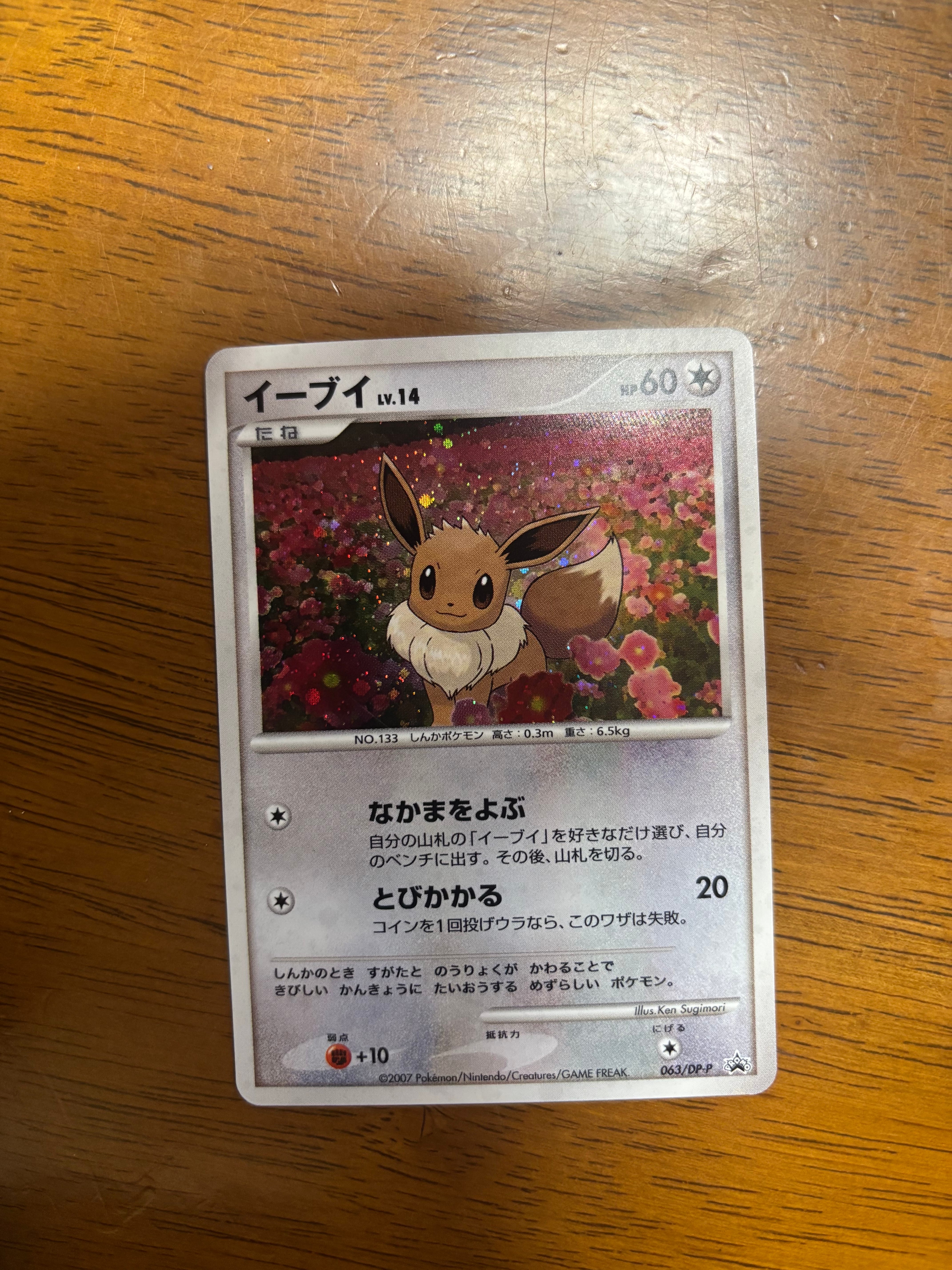 イーブイLV.14 :キラ [DP-P 063](プロモーションカード「とりかえっこ