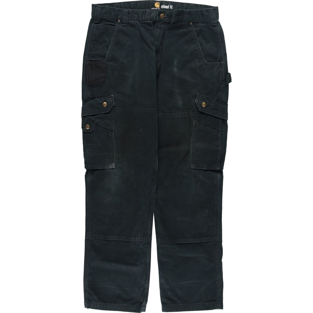 古着 カーハート Carhartt RELAXED FIT リップストップ ダブルニー ペインターパンツ メンズw37相当/eaa617448