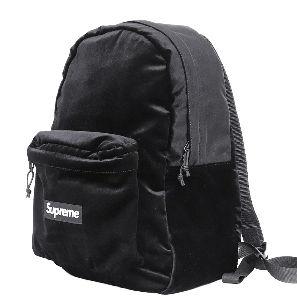 Supreme Velvet Backpack "Black"