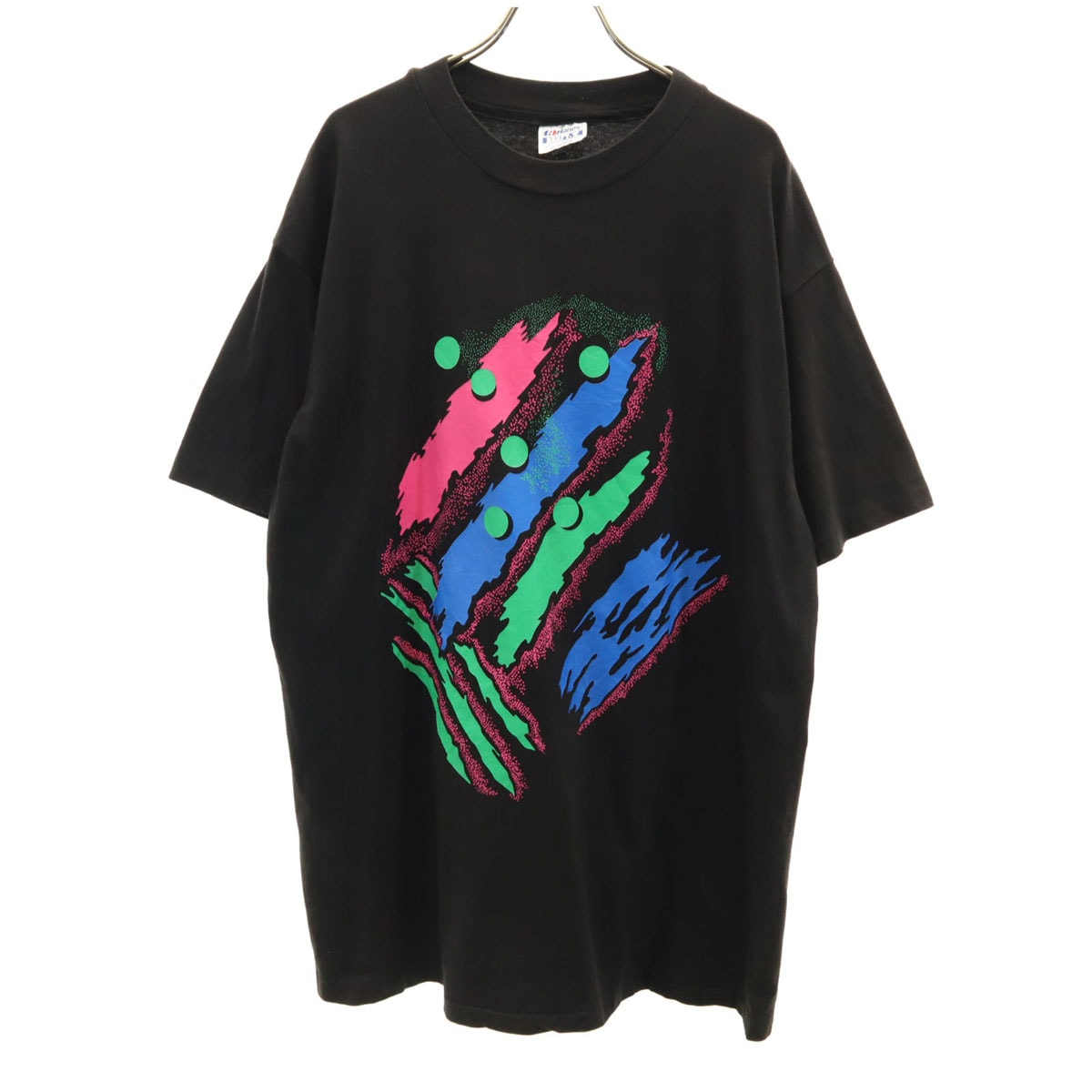 Hanes ヘインズ 90s USA製 オールド 半袖 Tシャツ XL ブラック シングルステッチ BEEFY-T