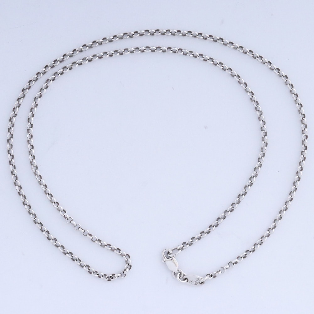 Chrome Hearts Roll Chain Necklace "Silver"