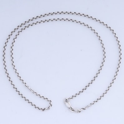 Chrome Hearts Roll Chain Necklace "Silver"