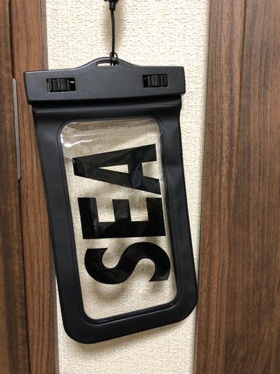 WIND AND SEA Sea Waterproof Mobile Strap Case "Black"
