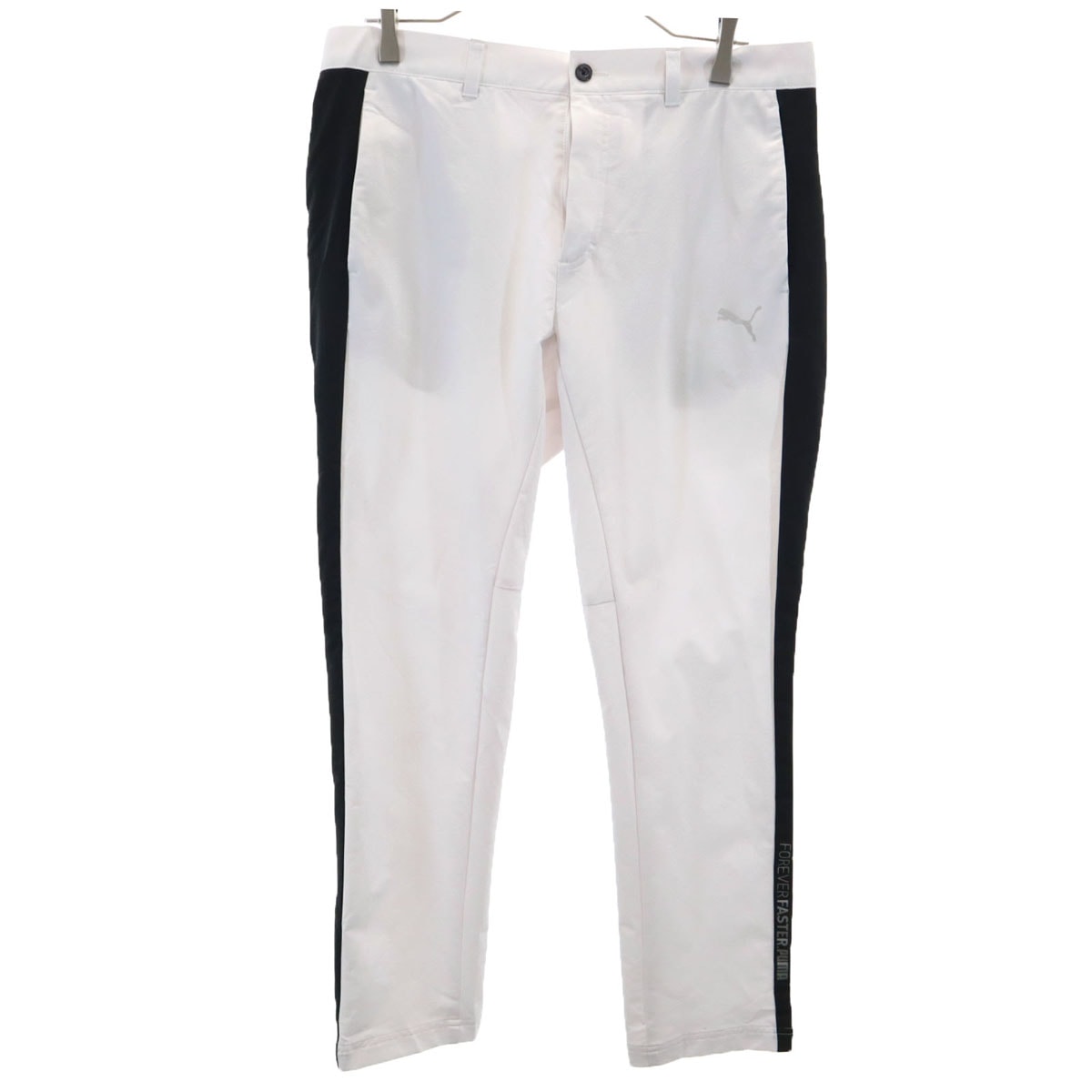PUMA プーマ ストレッチ パンツ L ホワイト系
