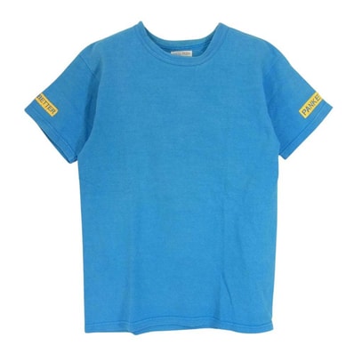 The REAL McCOY'S ザリアルマッコイズ Tシャツ PANKEY OILS プリント クルーネック 半袖 Tシャツ ブルー系 36【中古】