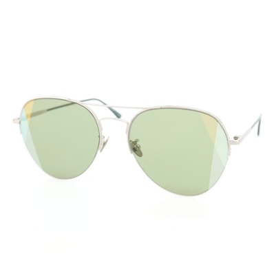 【中古】ボッテガヴェネタ BOTTEGAVENETA BV0247S 008 サングラス シルバーxグリーン【サイズ58□18 140】【メンズ】