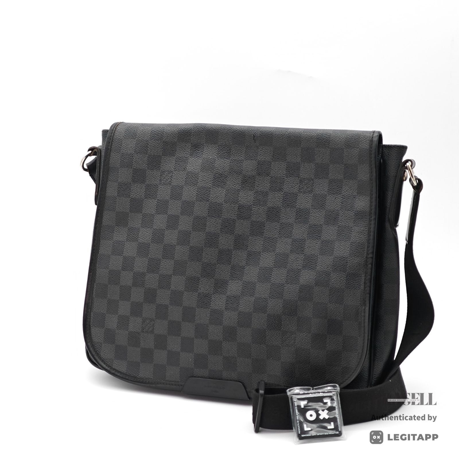 LOUIS VUITTON ルイ・ヴィトン ダニエルMM ダミエ ダニエルMM N58029 SP0160 ショルダーバッグ Canvas ブラック グレー レディース