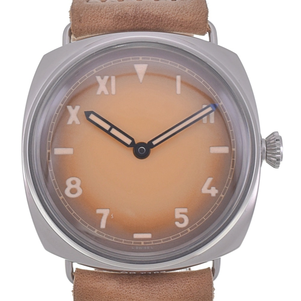 値下 パネライ PANERAI PAM00931 ラジオミール カリフォルニア 手巻き メンズ 美品 箱・保証書付き C#142020