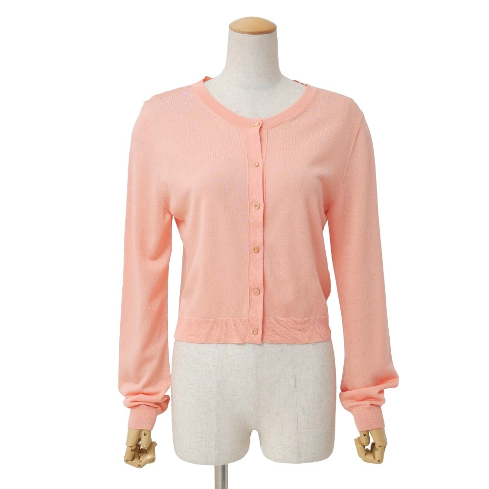 FOXEY NEW YORK フォクシー ニューヨーク ニット サイズ40 カーディガン ショート クロップド ブランド古着【中古】20260325/RA8495