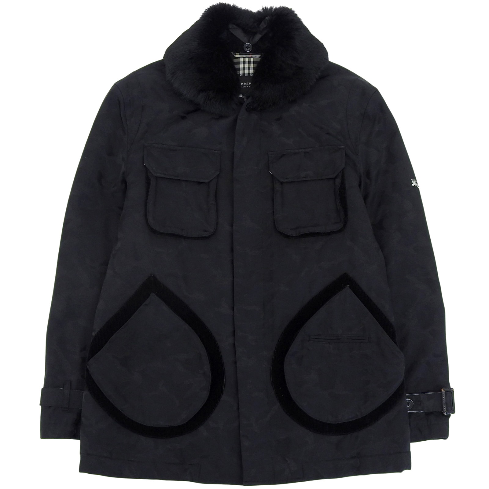 美品 バーバリーブラックレーベル ジャケット ブラック メンズ L