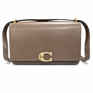 極美品 コーチ ショルダーバッグ バンディット ブラウン レディース CC416