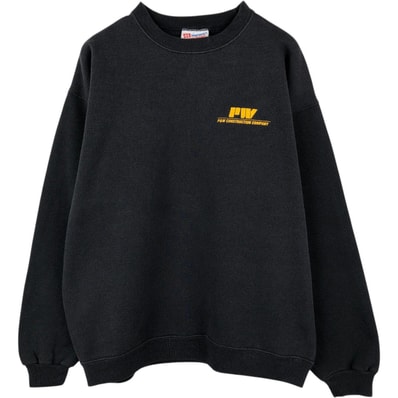 古着 90~00年代 ヘインズ Hanes HEAVYWEIGHT アドバタイジング スウェットシャツ トレーナー USA製 メンズL相当 ヴィンテージ/eaa673858