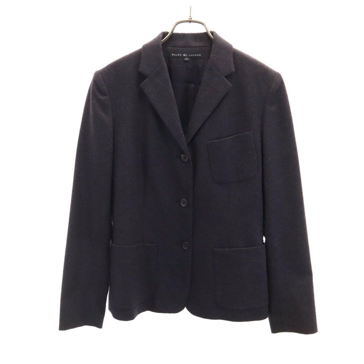 RALPH LAUREN ラルフローレン 日本製 ウール テーラードジャケット 11 グレー インパクト21