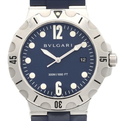 【ノーメンテナンス還元価格】ブルガリ ディアゴノスクーバ DP41SSD/DP41C3SVSD SS 自動巻