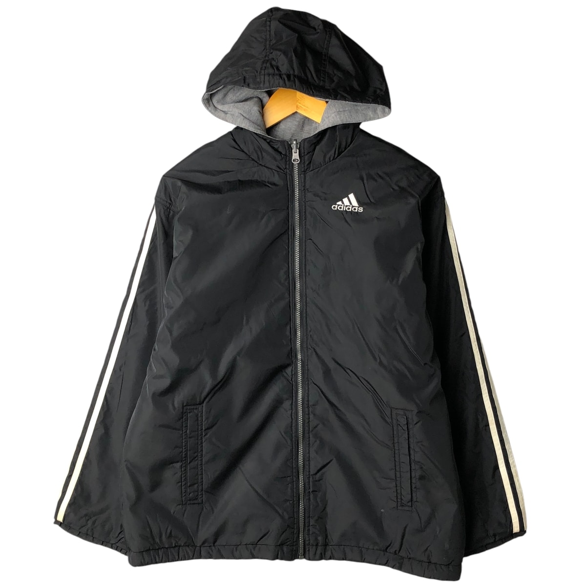 古着 90年代 アディダス adidas バックロゴ リバーシブル 中綿パーカー パファージャケット メンズXL相当 ヴィンテージ/eaa458341