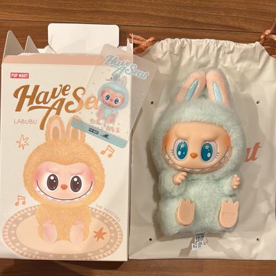 POP MART THE MONSTERS (LABUBU) Have a Seat Plush Series QUQU