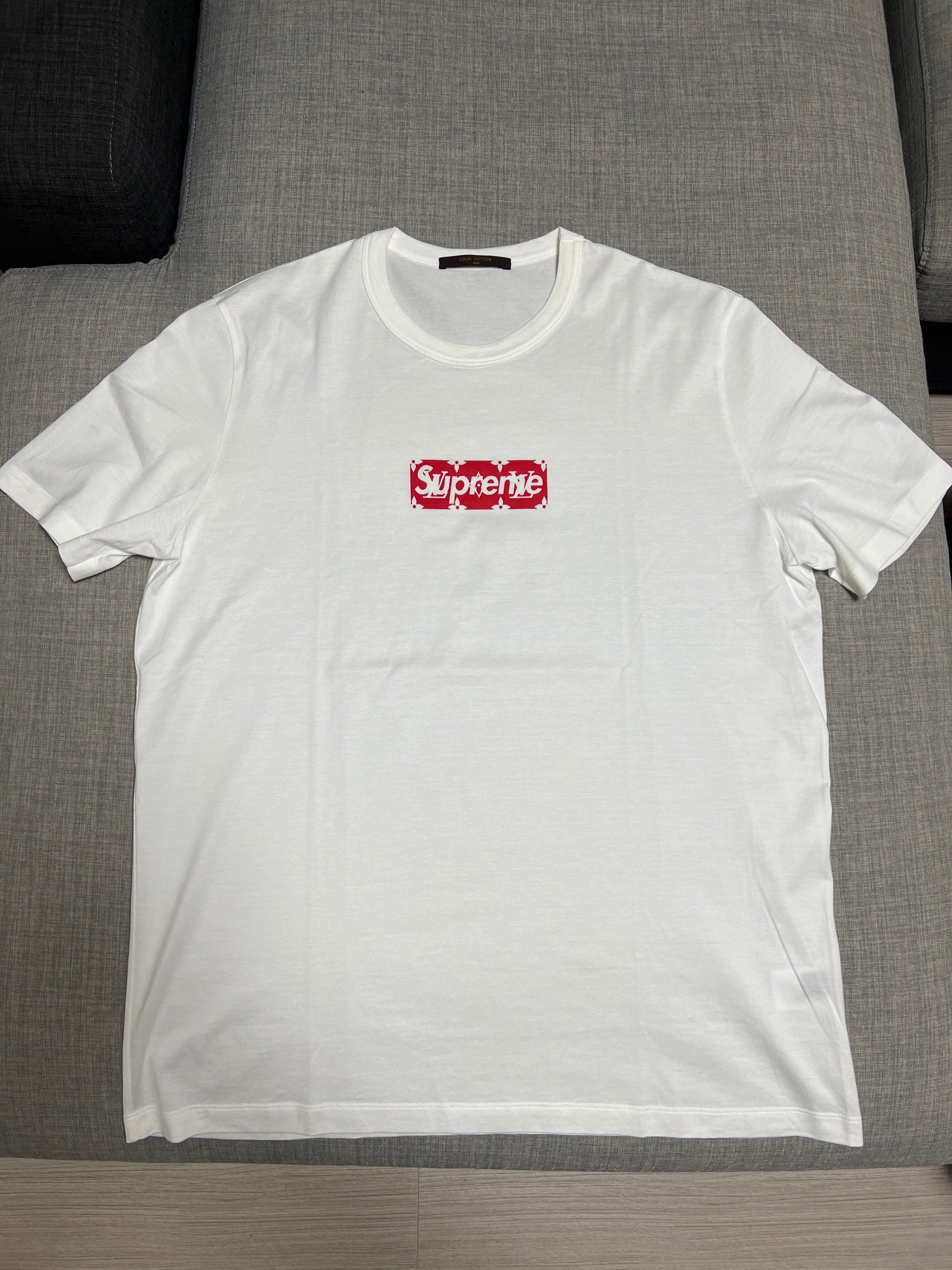 Supreme / Louis Vuitton Box Logo Tee "Red"