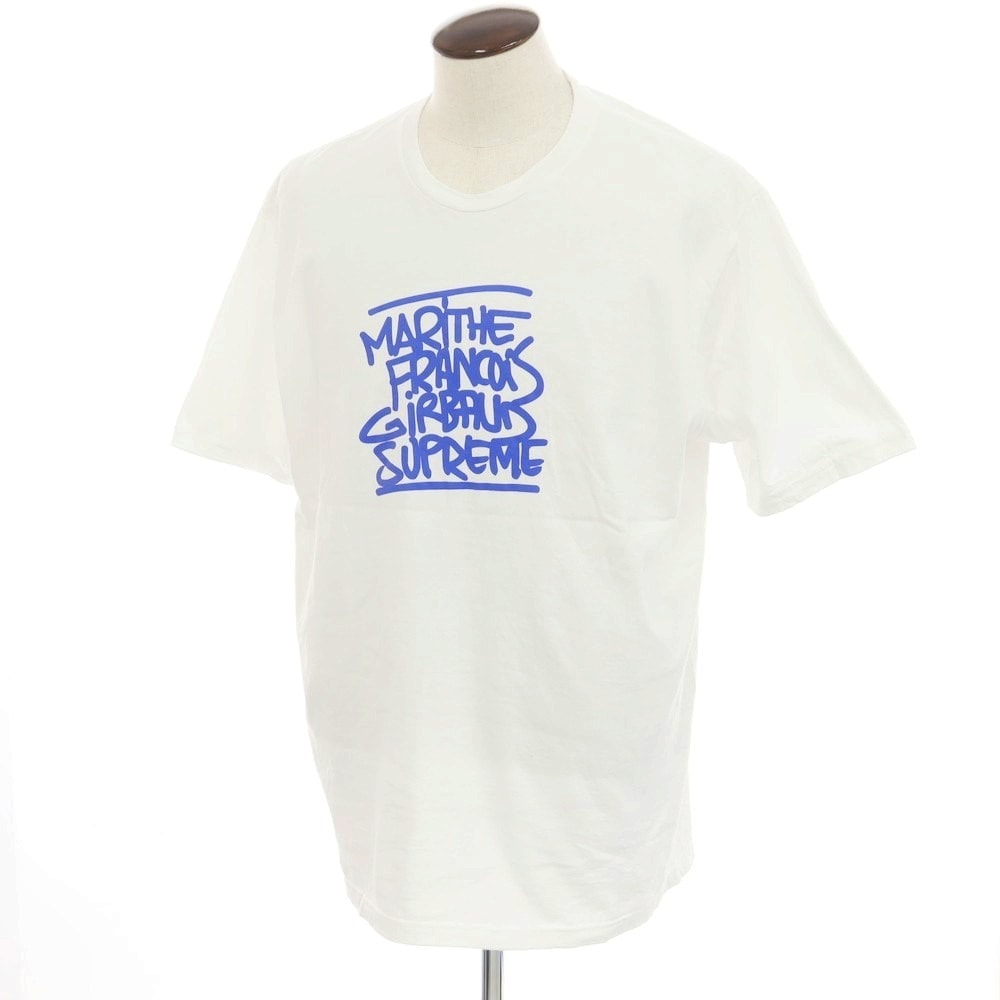 【中古】シュプリーム Supreme 2025年春夏 Marithe + Francois Girbaud Tee コットン クルーネック 半袖Tシャツ ホワイト【サイズXL】【メンズ】